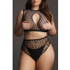 ensemble resille grande taille alya noir