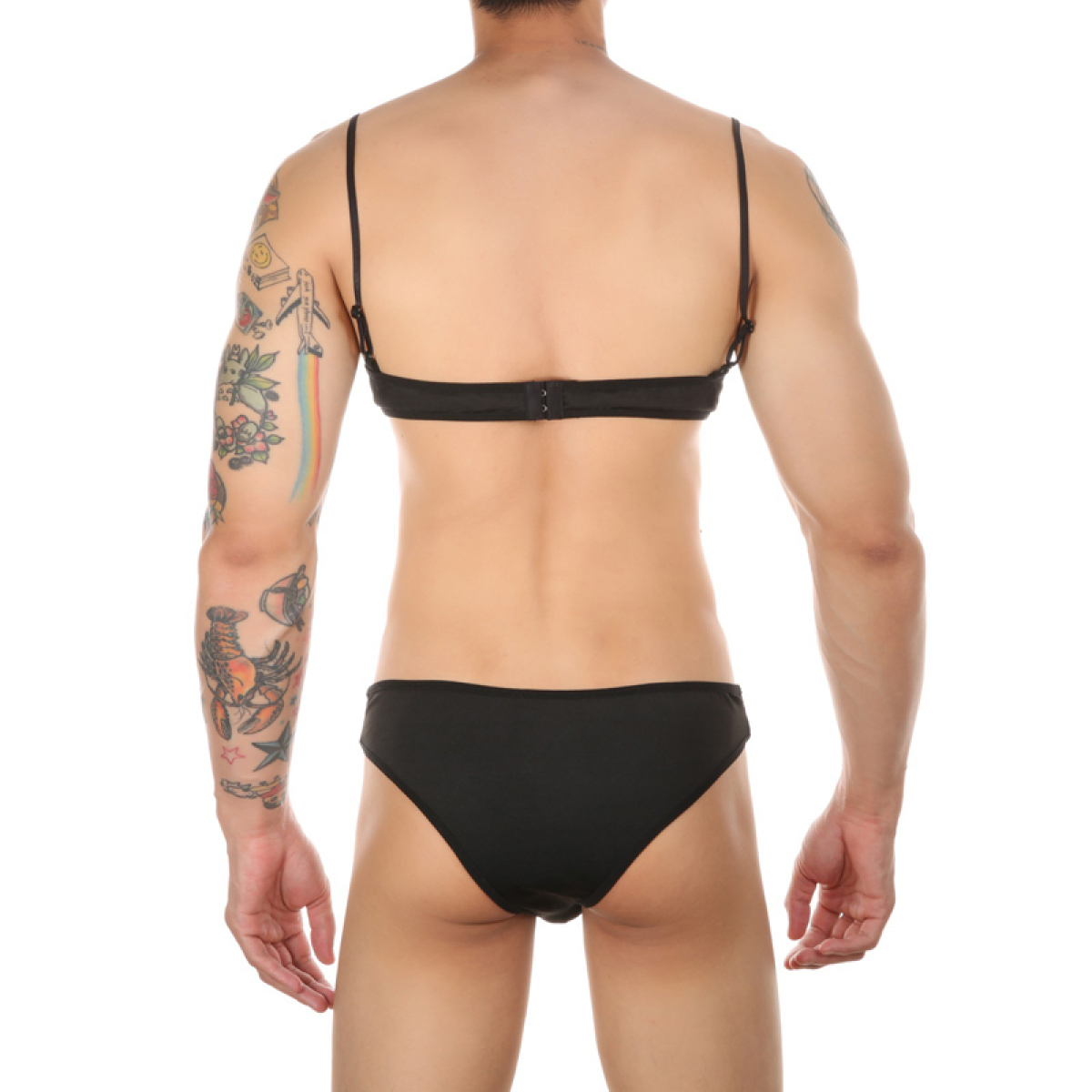 ensemble slip et bra tarmina noir 1