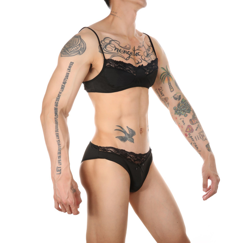ensemble slip et bra tarmina noir 2