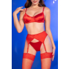 ensemble soreya 4 pieces rouge