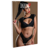 ensemble soutien gorge et string noelia noir 2