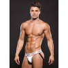 envy logo elastic low rise mesh jock white s m 3