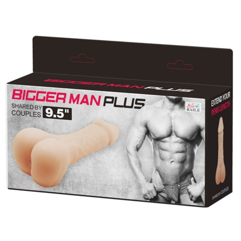 etui penien masturbateur bigger man 15 x 5cm 1