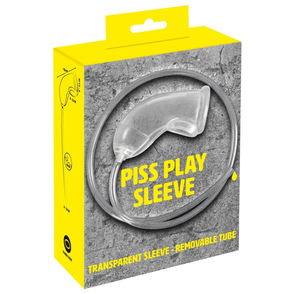 etui penien uro piss play sleeve 11 x 35cm 1