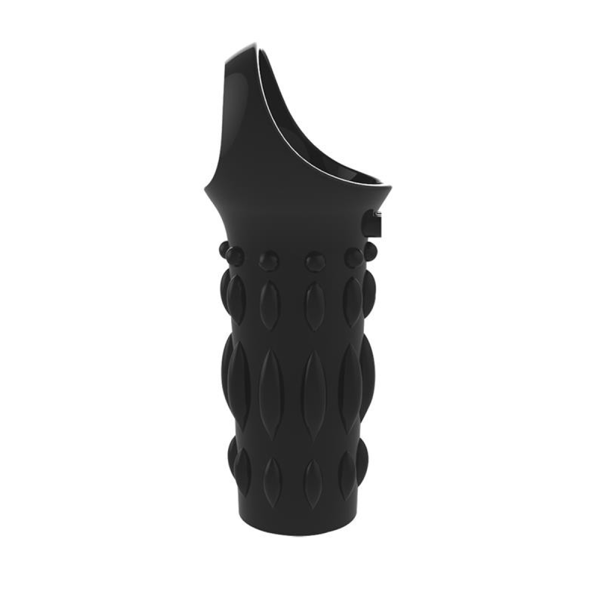 etui pour penis texture noir 8 x 38cm 2