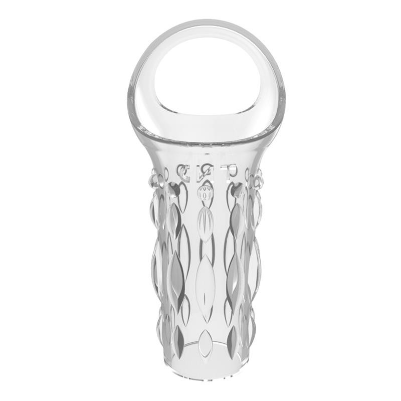 etui pour penis texture transparent 8 x 38cm 2