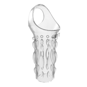 etui pour penis texture transparent 8 x 38cm