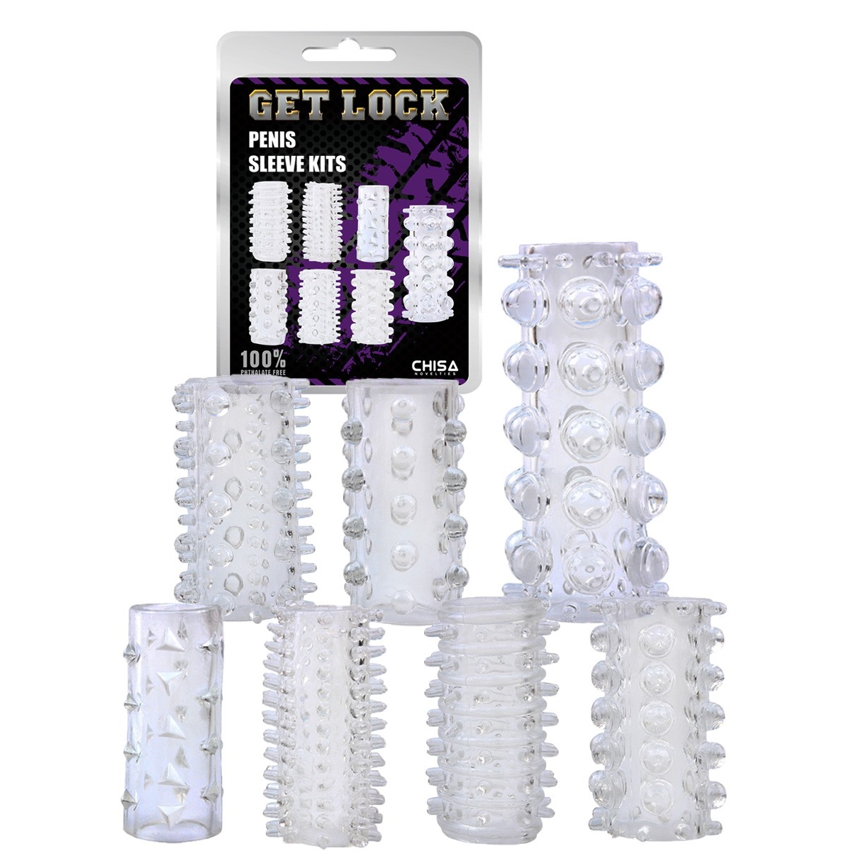 etuis texture relief pour penis