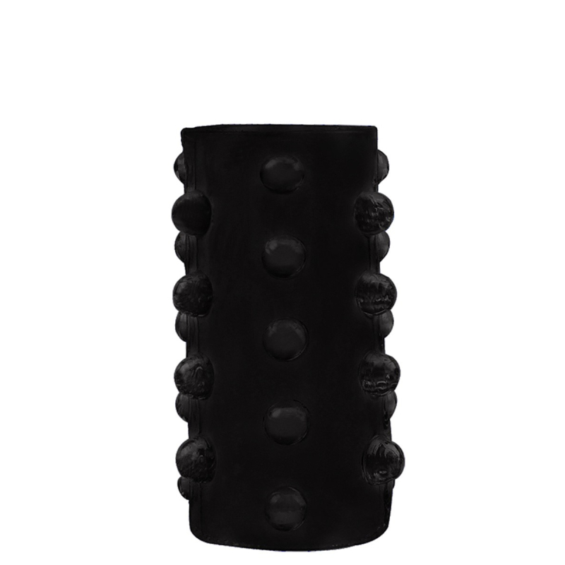 etuis texture relief pour penis noir 4