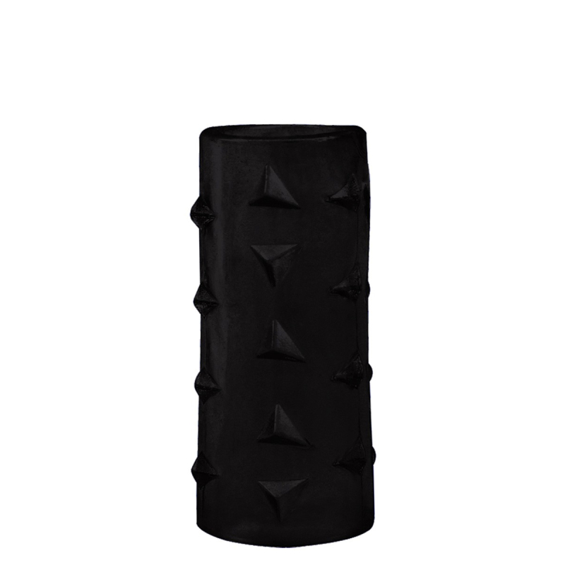 etuis texture relief pour penis noir 7