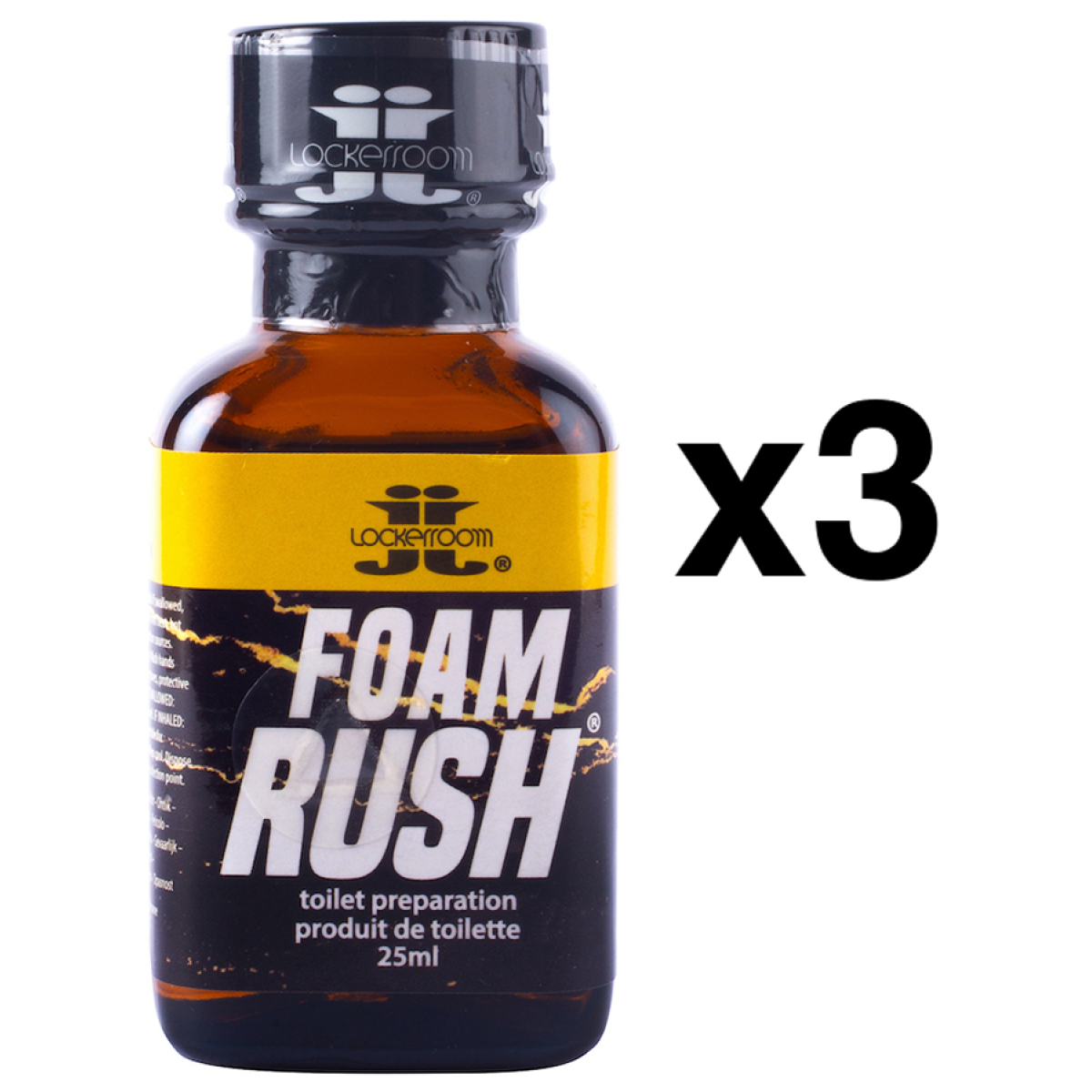 foam rush 25ml x3