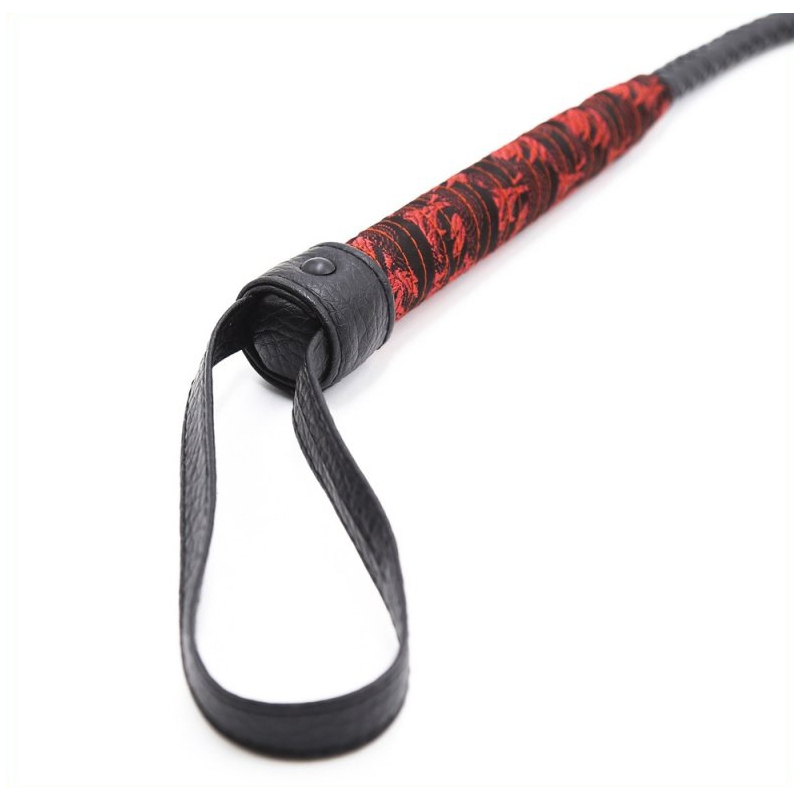 fouet chinese design 90cm noir rouge 6