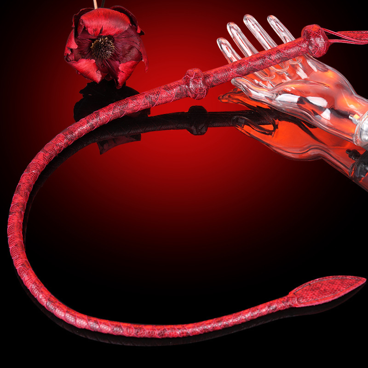 fouet scorpionea 86cm rouge 3