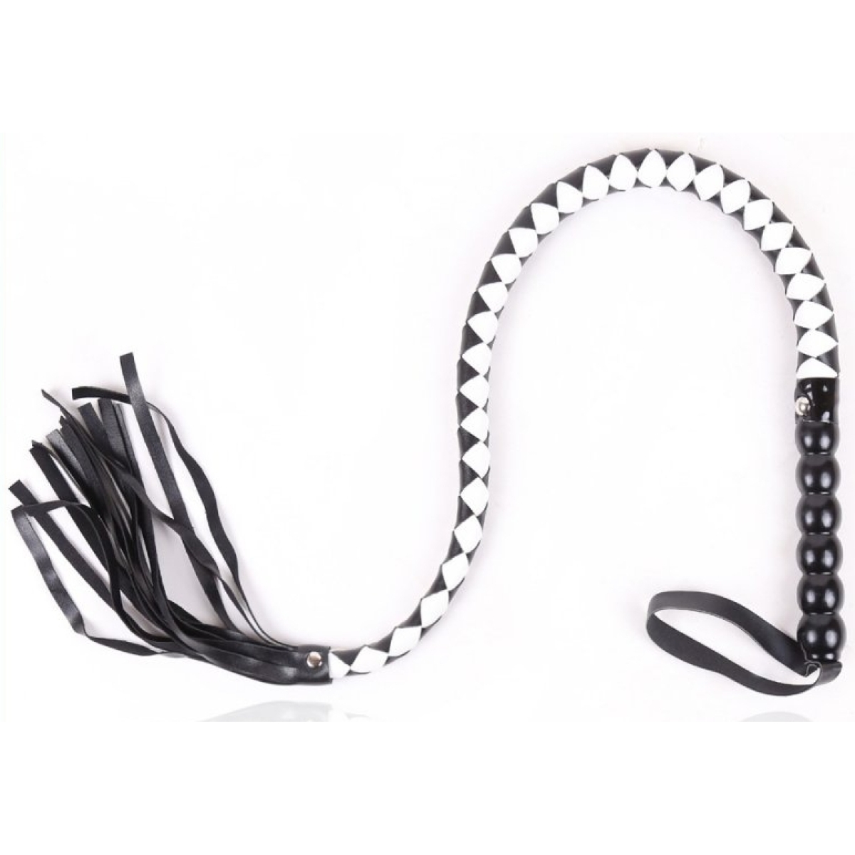 fouet sm snaq 90cm noir blanc