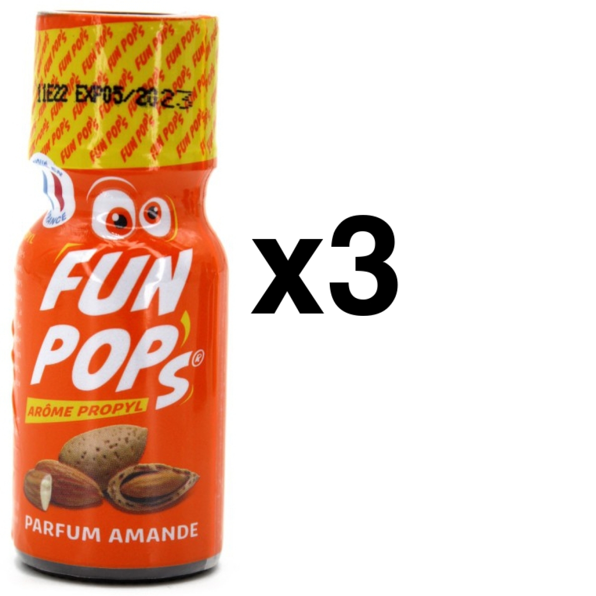 fun pop s propyle parfum amande 15ml x3