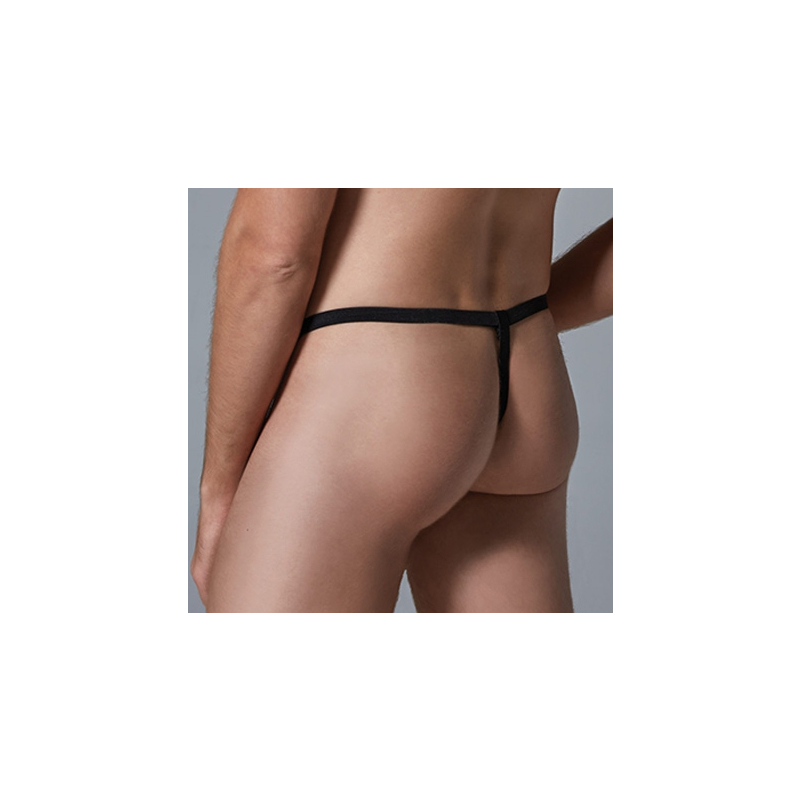 g string dentelle leopard allure noir 1