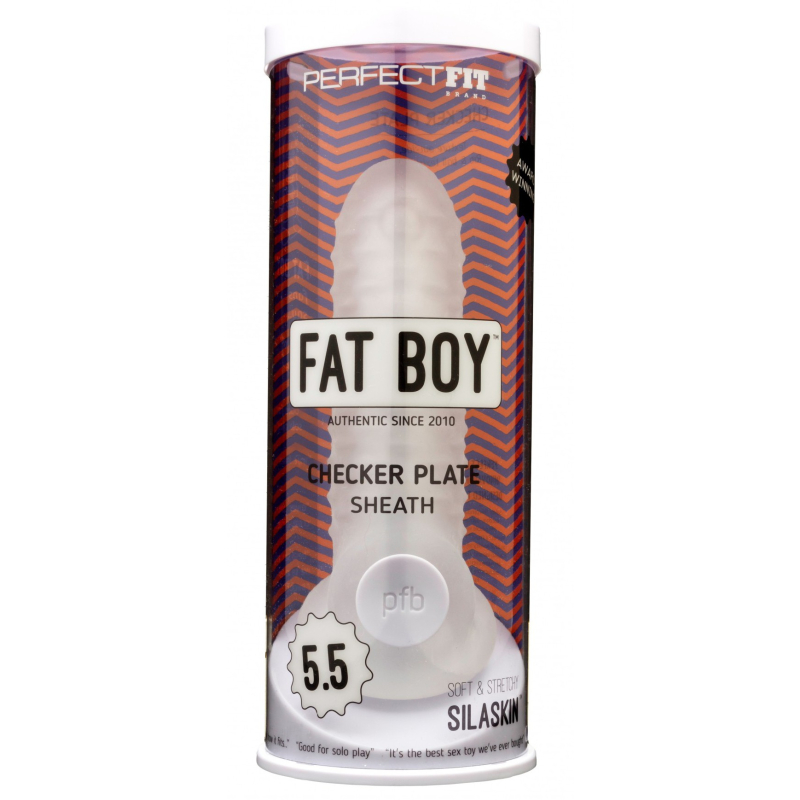 gaine a penis fat boy checker plate 14cm 1
