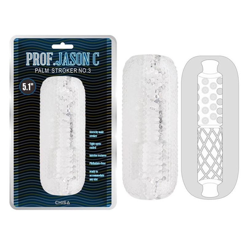 gaine de masturbation palm stroker n3 125cm transparente 7