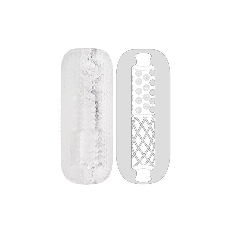 gaine de masturbation palm stroker n3 125cm transparente