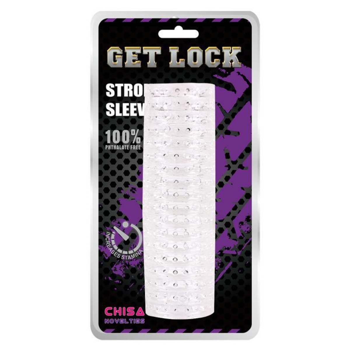 gaine de masturbation transparente stroke pik 14cm 1