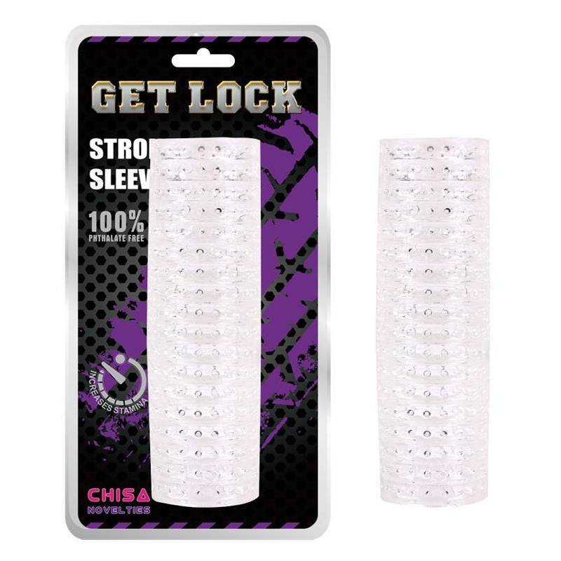 gaine de masturbation transparente stroke pik 14cm 2