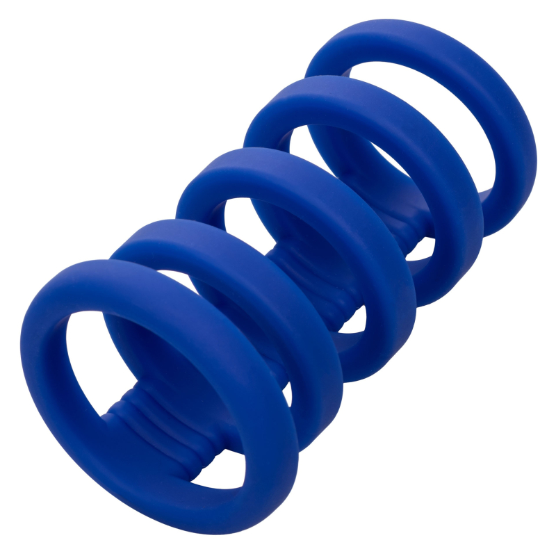 gaine de penis 5 cockrings xtreme cage admiral 9cm 8