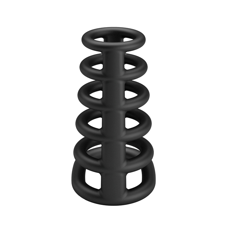 gaine de penis avec anneaux silicone rodrigo 10 x 5cm 4