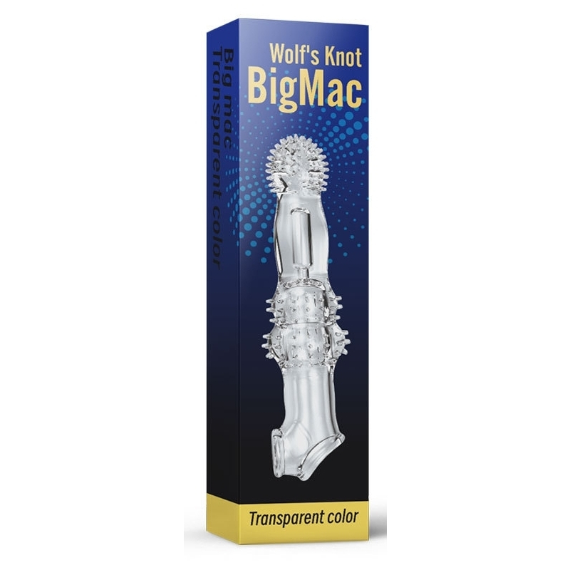 gaine de penis avec picots penpik 20 x 55 cm transparente 1