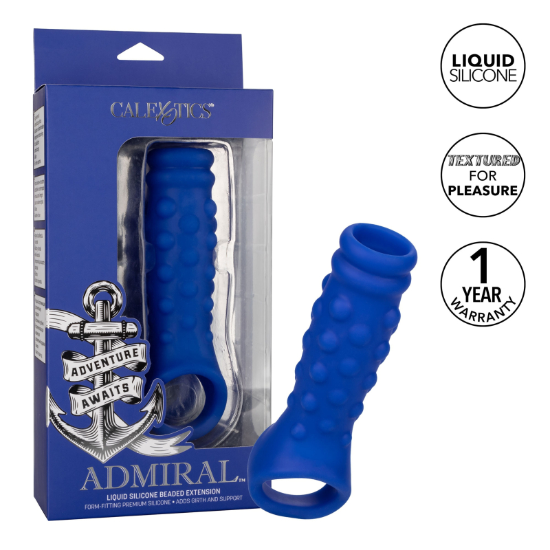 gaine de penis beaded extension admiral 105 x 45cm 4