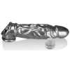 gaine de penis butch 17 x 5 cm grise