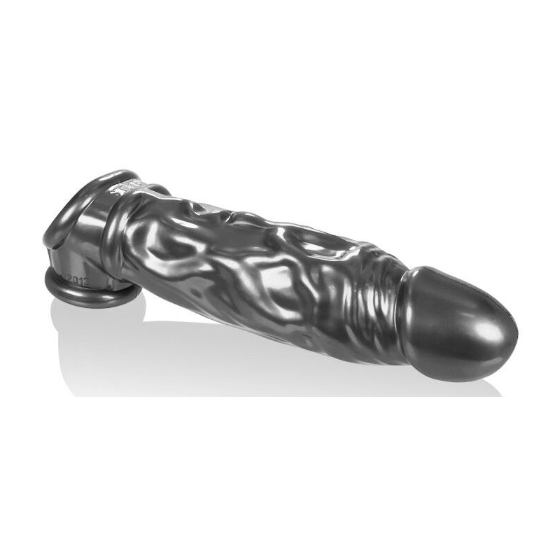 gaine de penis butch 17 x 5 cm grise 2