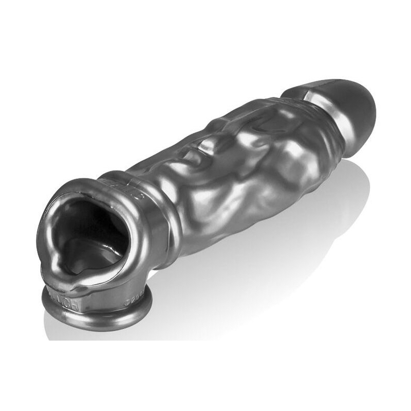 gaine de penis butch 17 x 5 cm grise 3