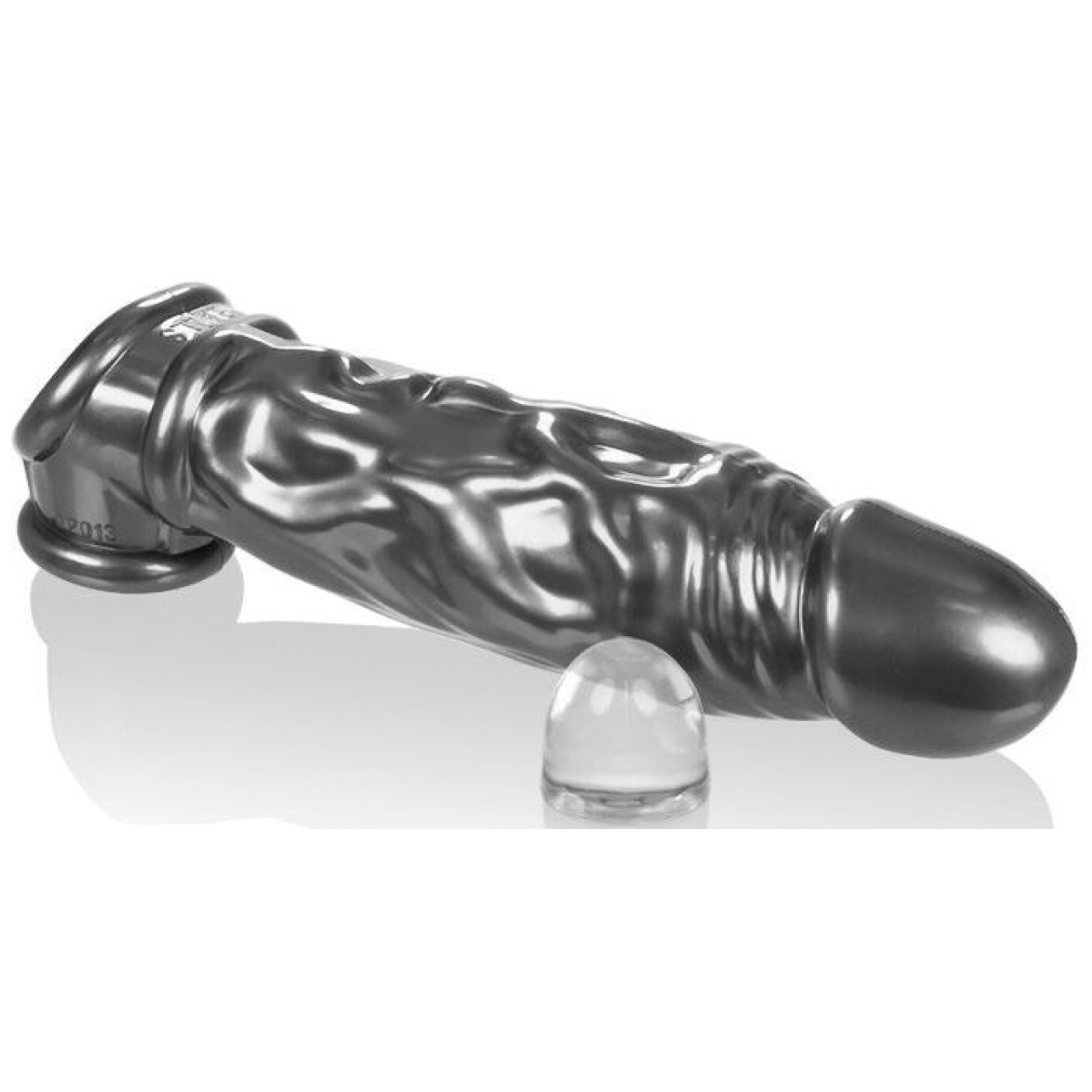gaine de penis butch 17 x 5 cm grise 4