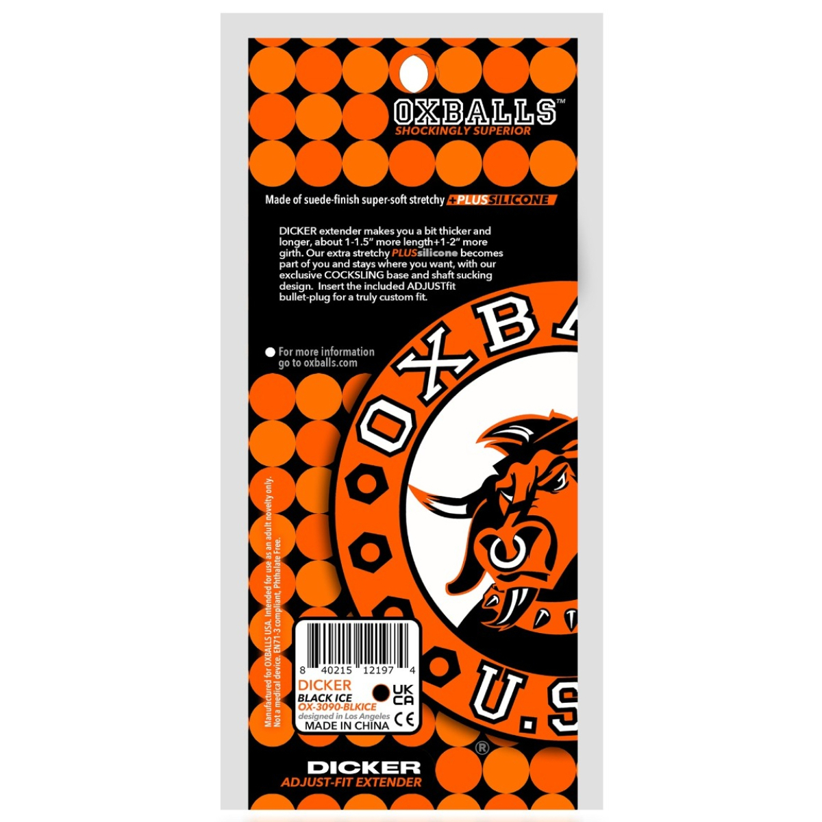 gaine de penis dicker 15 x 35 cm transparente 2