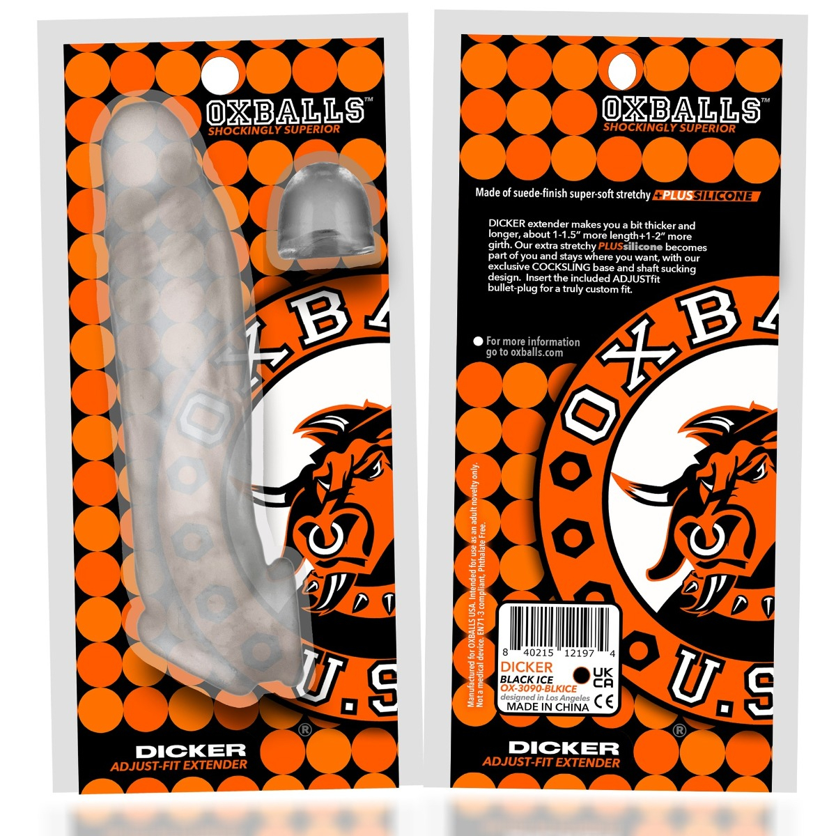 gaine de penis dicker 15 x 35 cm transparente 3