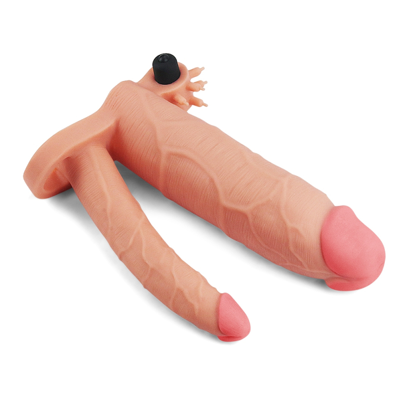 gaine de penis double penis 19 x 5 cm 5