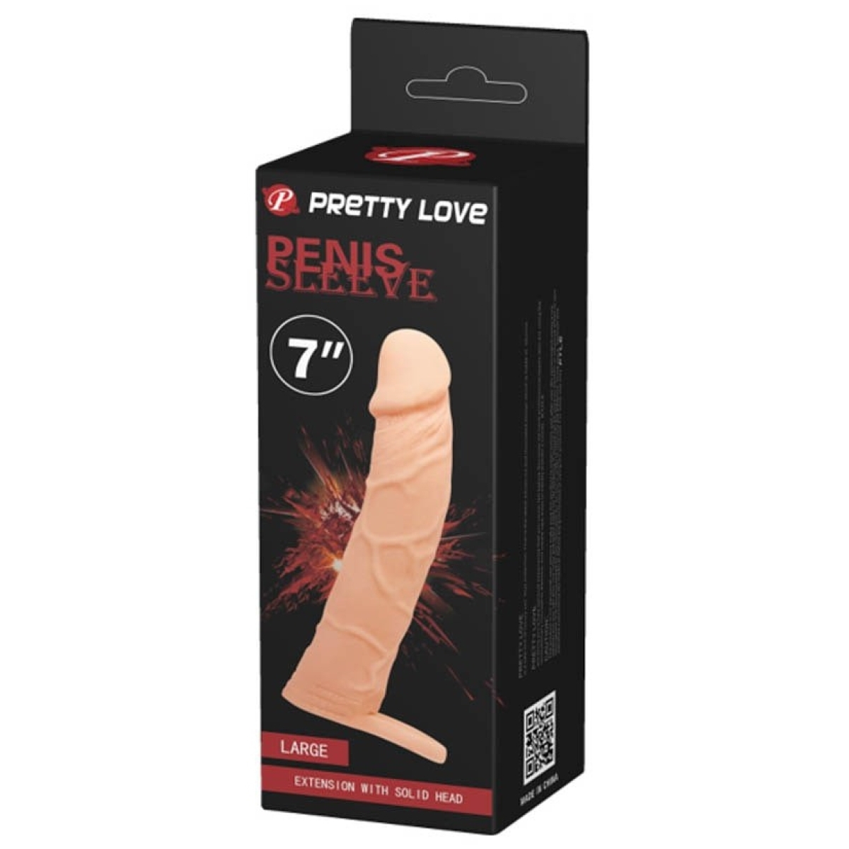 gaine de penis extend sleeve pretty love 17 x 35cm 1