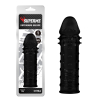 gaine de penis extra texture 16 x 45cm noire 1 1