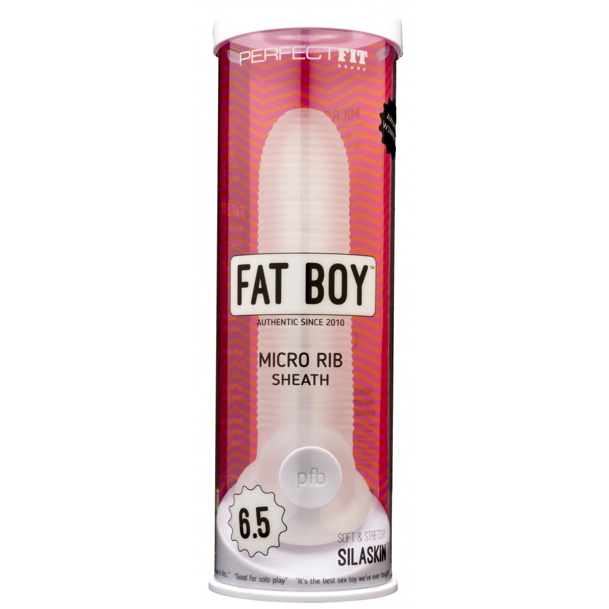gaine de penis fat boy micro rib 16 cm 1