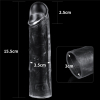 gaine de penis flawless 15 x 4cm transparente 10