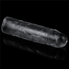 gaine de penis flawless 15 x 4cm transparente