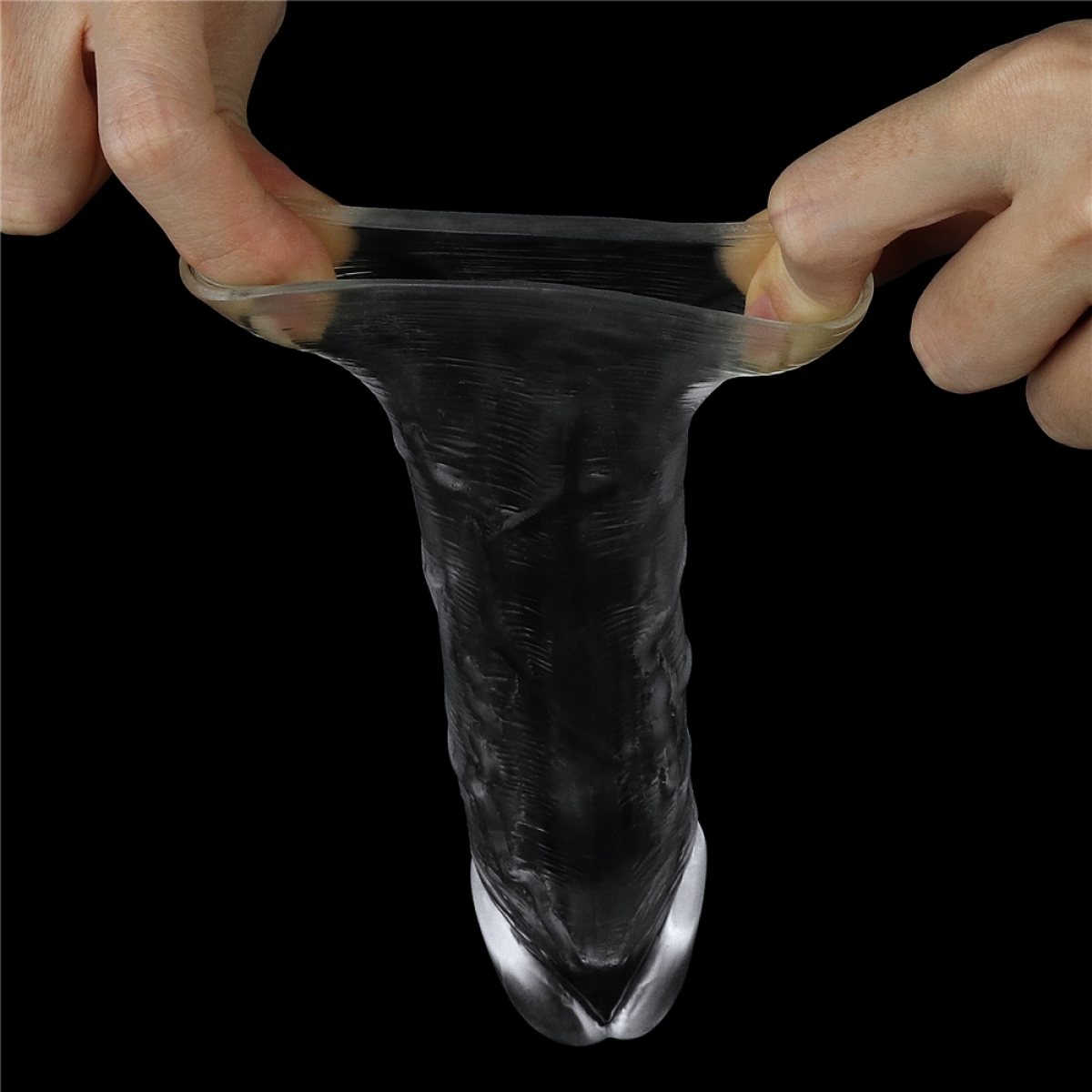 gaine de penis flawless 15 x 4cm transparente 5