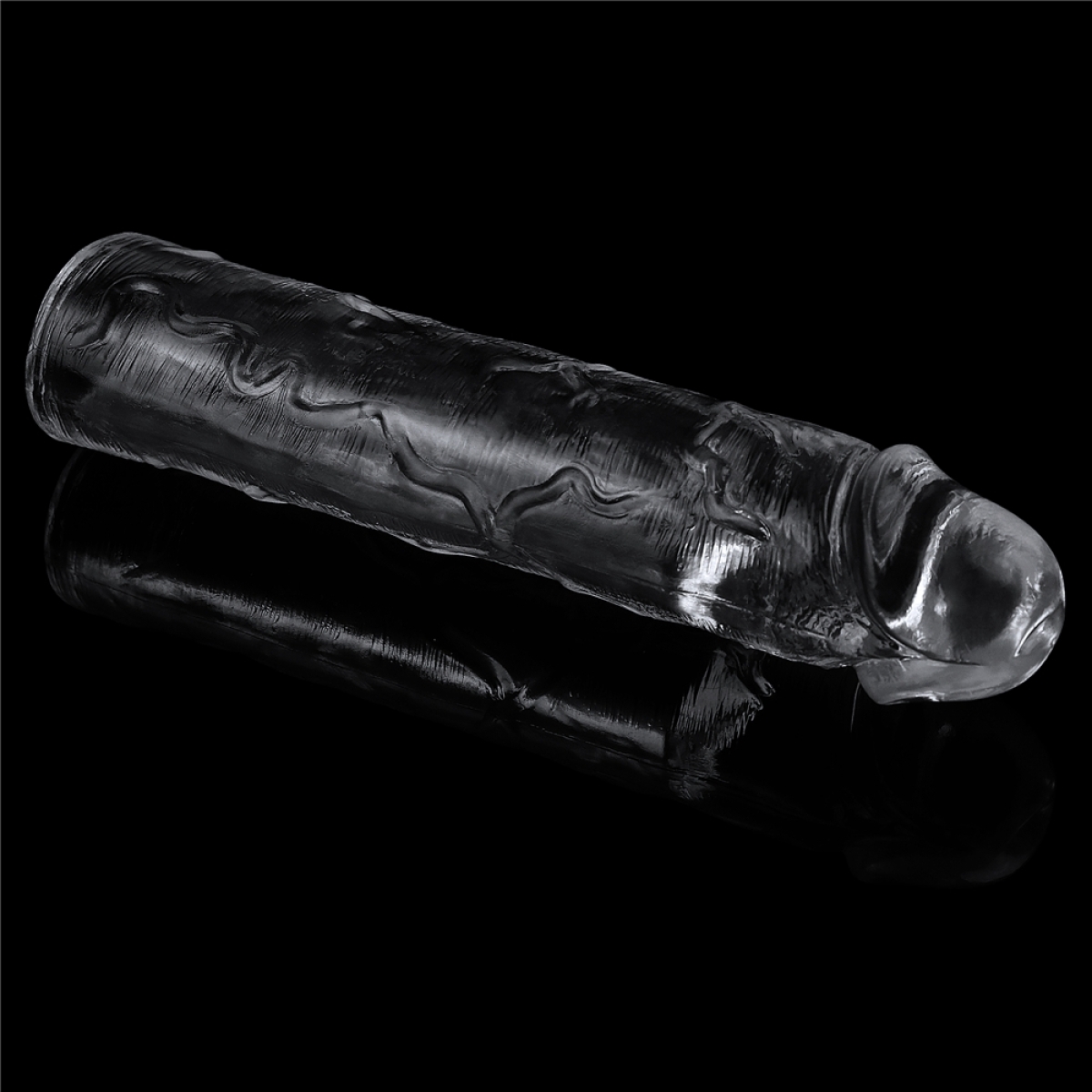 gaine de penis flawless 19 x 4cm transparente
