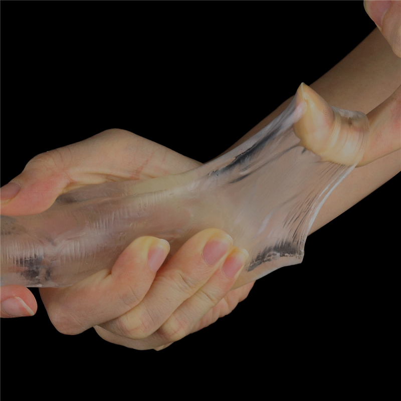 gaine de penis flawless 19 x 4cm transparente 3