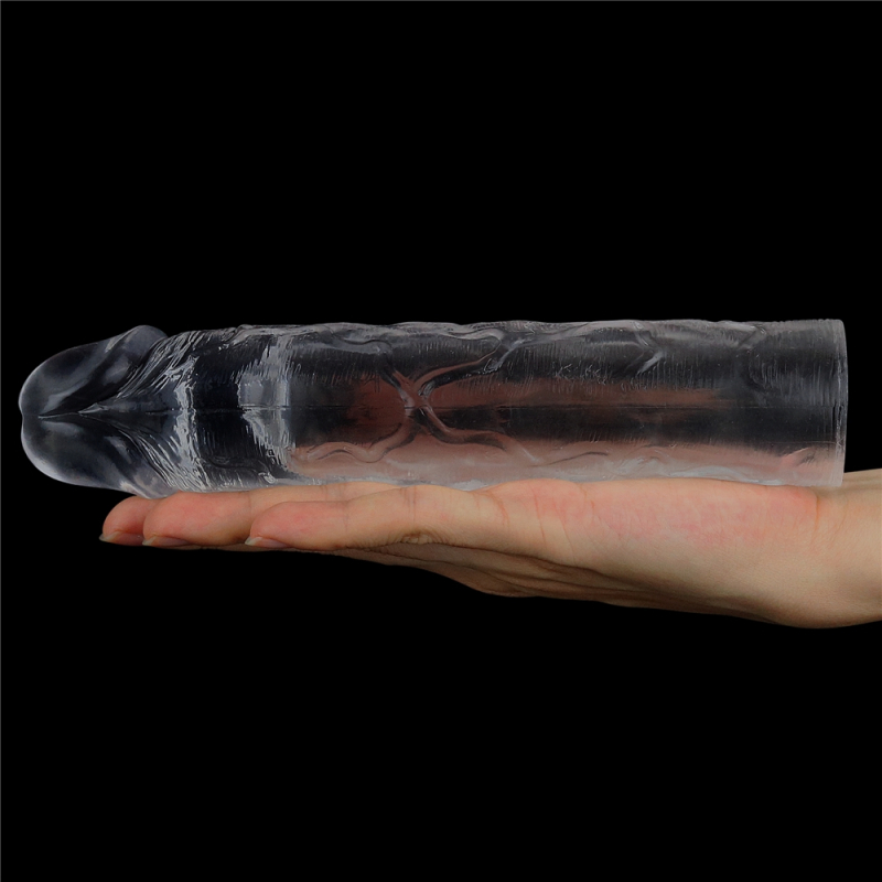 gaine de penis flawless 19 x 4cm transparente 7