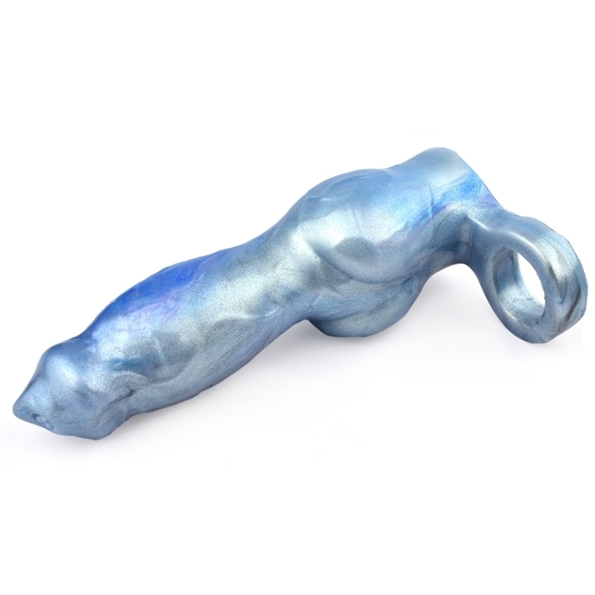 gaine de penis knot 18 x 65 cm bleu 1