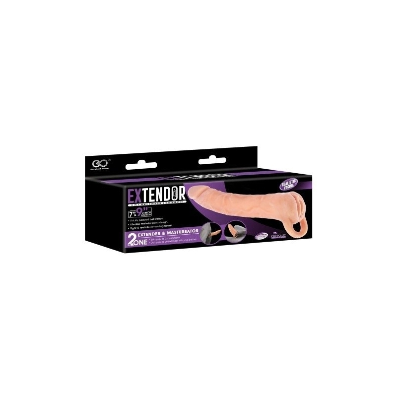 gaine de penis masturbateur extendor 9 22 x 5cm 1