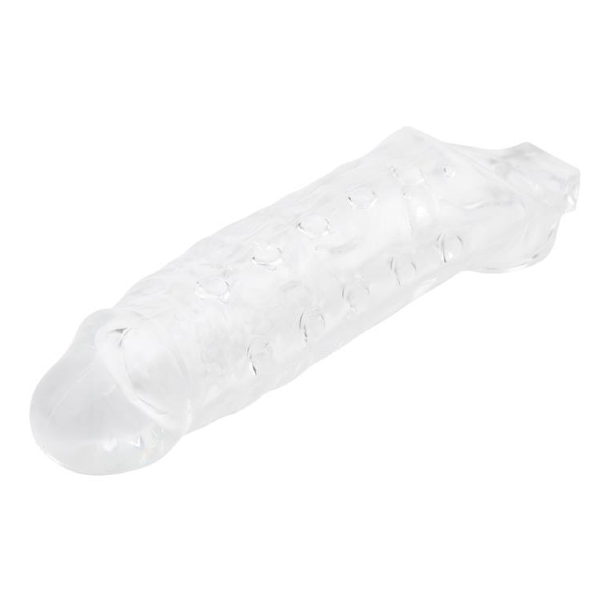 gaine de penis mighty 15 x 45cm transparente 1