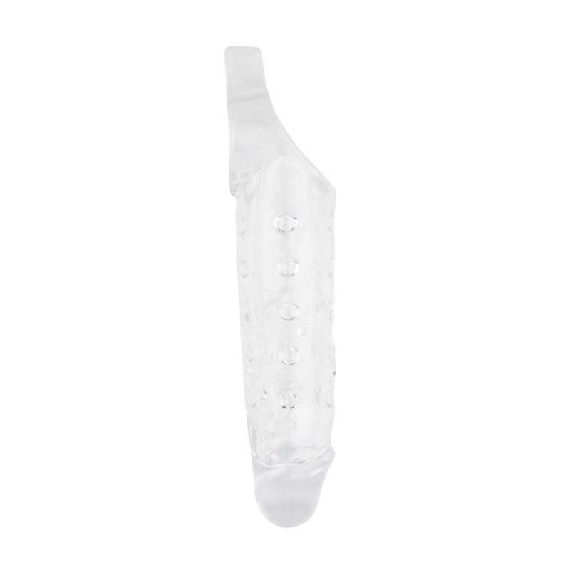 gaine de penis mighty 15 x 45cm transparente 3
