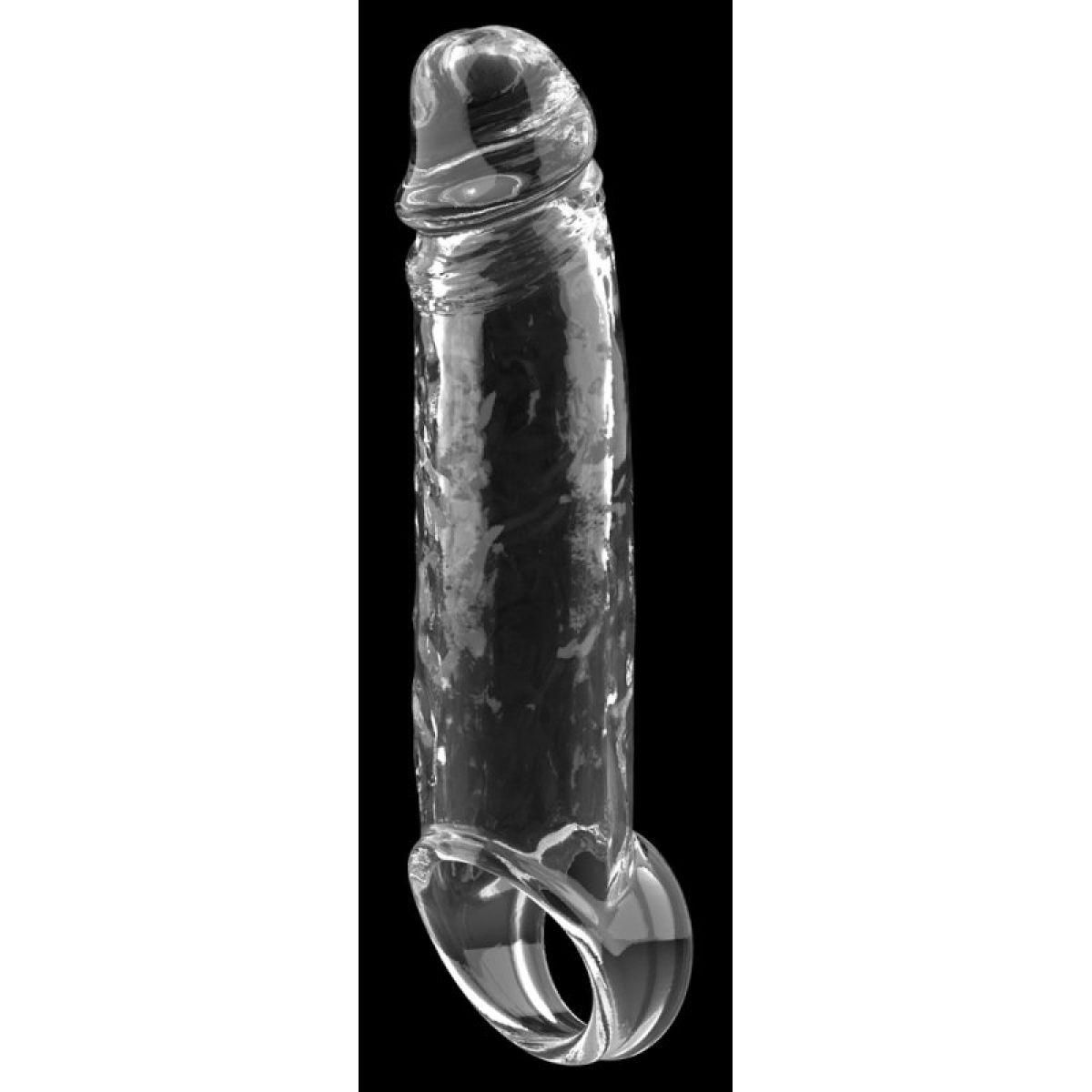 gaine de penis mini decal 14 x 4 cm transparente 2